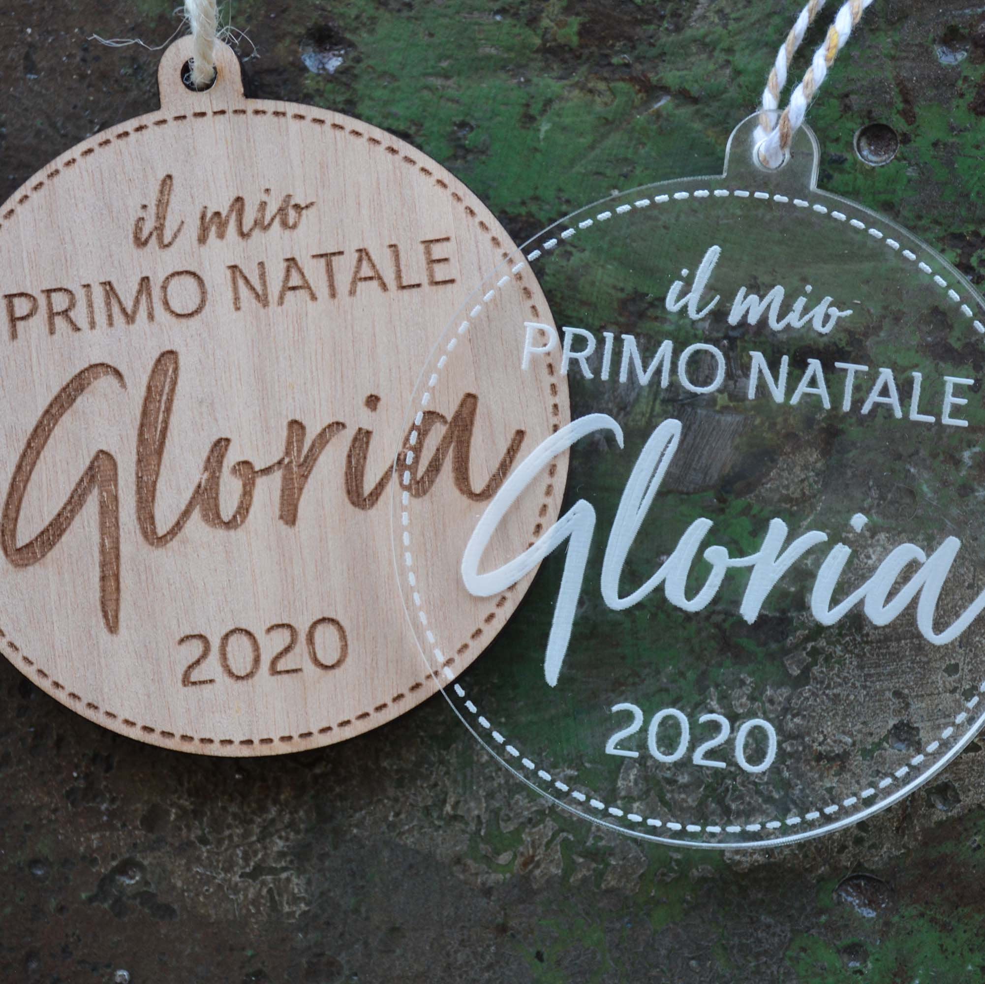 Pallina Il mio primo Natale personalizzata con nome