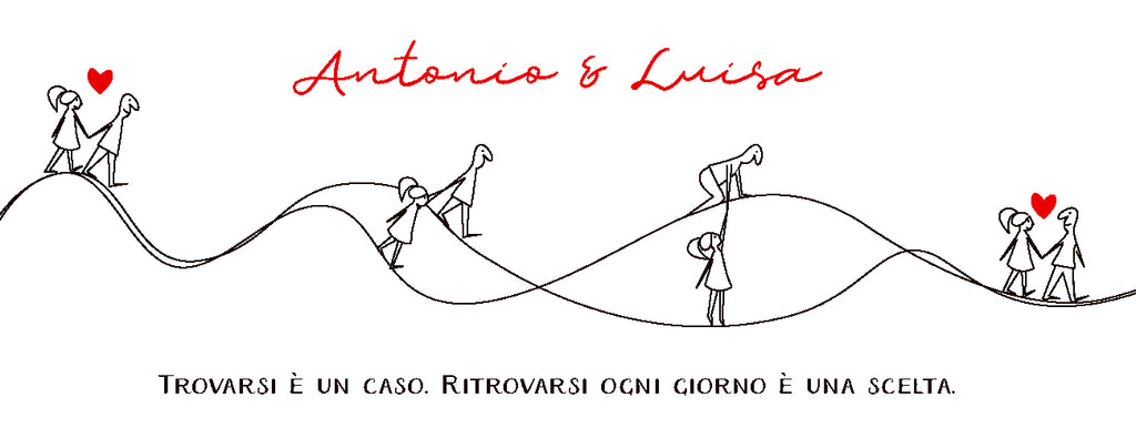 Mug "Cammino assieme" con dedica personalizzata