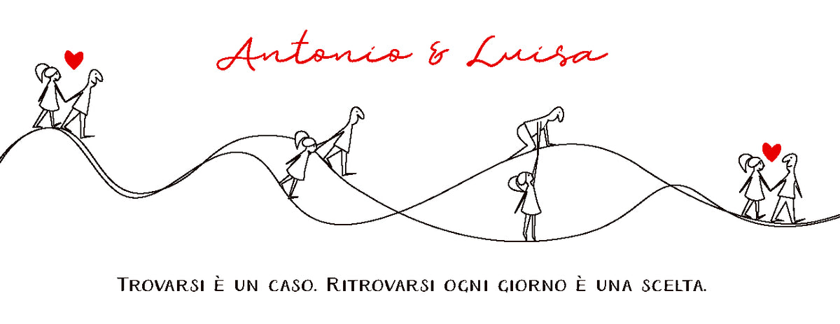 Mug "Cammino assieme" con dedica personalizzata