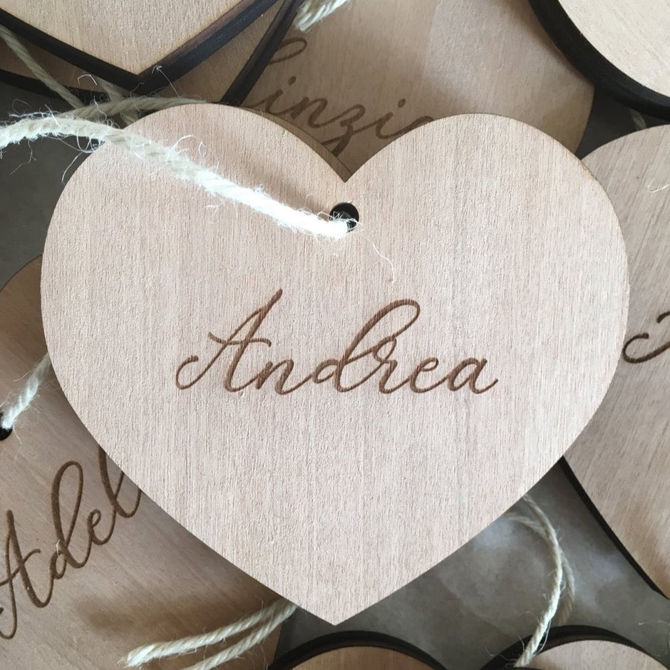 Cuore in Legno Personalizzato