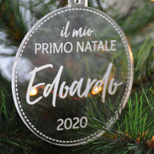 Carica l&#39;immagine nel visualizzatore di Gallery, Pallina di Natale in legno o plexiglass Personalizzata
