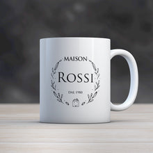 Carica l&#39;immagine nel visualizzatore di Gallery, Mug Personalizzata &quot;Cognome&quot;
