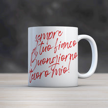 Carica l&#39;immagine nel visualizzatore di Gallery, Mug &quot;Sempre al tuo fianco&quot; con dedica personalizzata
