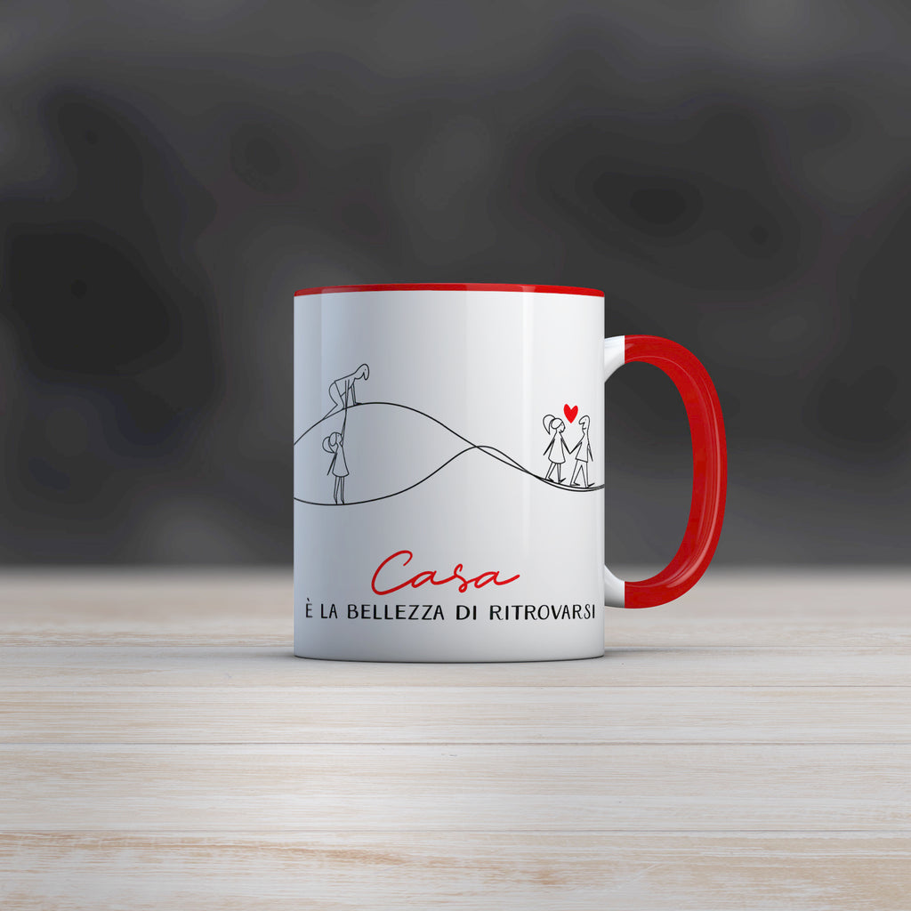 Mug "Cammino assieme" con dedica personalizzata